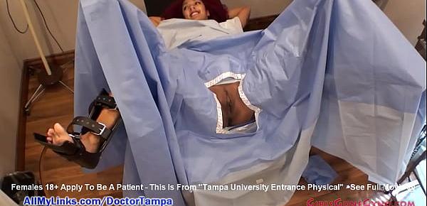  Daisy Ducati Gets Examined By Doctor Tampa For Her Tampa University Entrance Physical On GirlsGoneGyno.com!